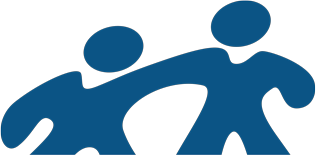 Til Træning og Rehabilitering i Køge Kommune har aogj reklamebureau og Torben jantzen designet logo med et tema der afspejler omsorg og gensidig stoette